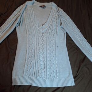 Womens New York & Company v-neck sweater, size M